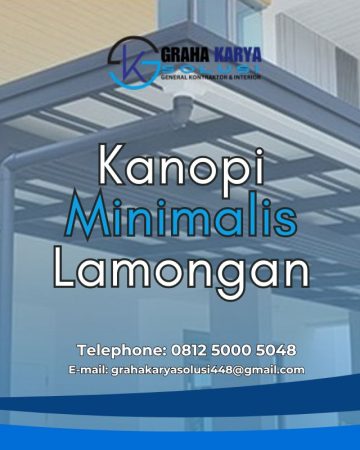KANOPI MINIMALIS LAMONGAN