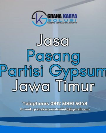 JASA PASANG PARTISI GYPSUM JAWA TIMUR