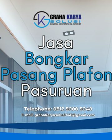 JASA BONGKAR PASANG PLAFON PASURUAN
