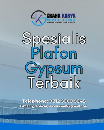 SPESIALIS PEMASANGAN PLAFON GYPSUM