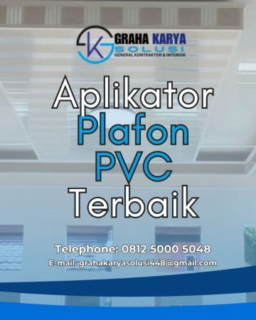 Aplikator Plafon PVC Terbaik