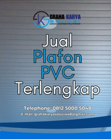 JUAL PLAFON PVC TERLENGKAP & TERMURAH