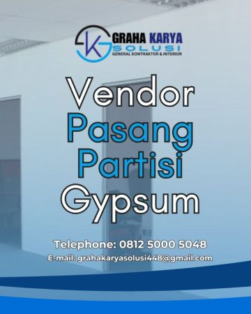 VENDOR JASA PASANG PARTISI GYPSUM