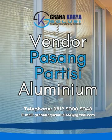 VENDOR PASANG PARTISI ALUMINIUM