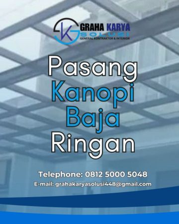 JASA PASANG KANOPI BAJA RINGAN