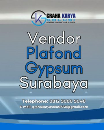 VENDOR PLAFON GYPSUM DI SURABAYA
