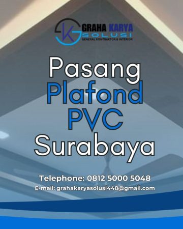 JASA PASANG PLAFON PVC DI SURABAYA