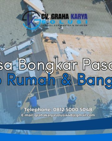 Jasa Bongkar Pasang Atap Rumah dan Bangunan Profesional