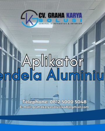 Aplikator Jendela Aluminium
