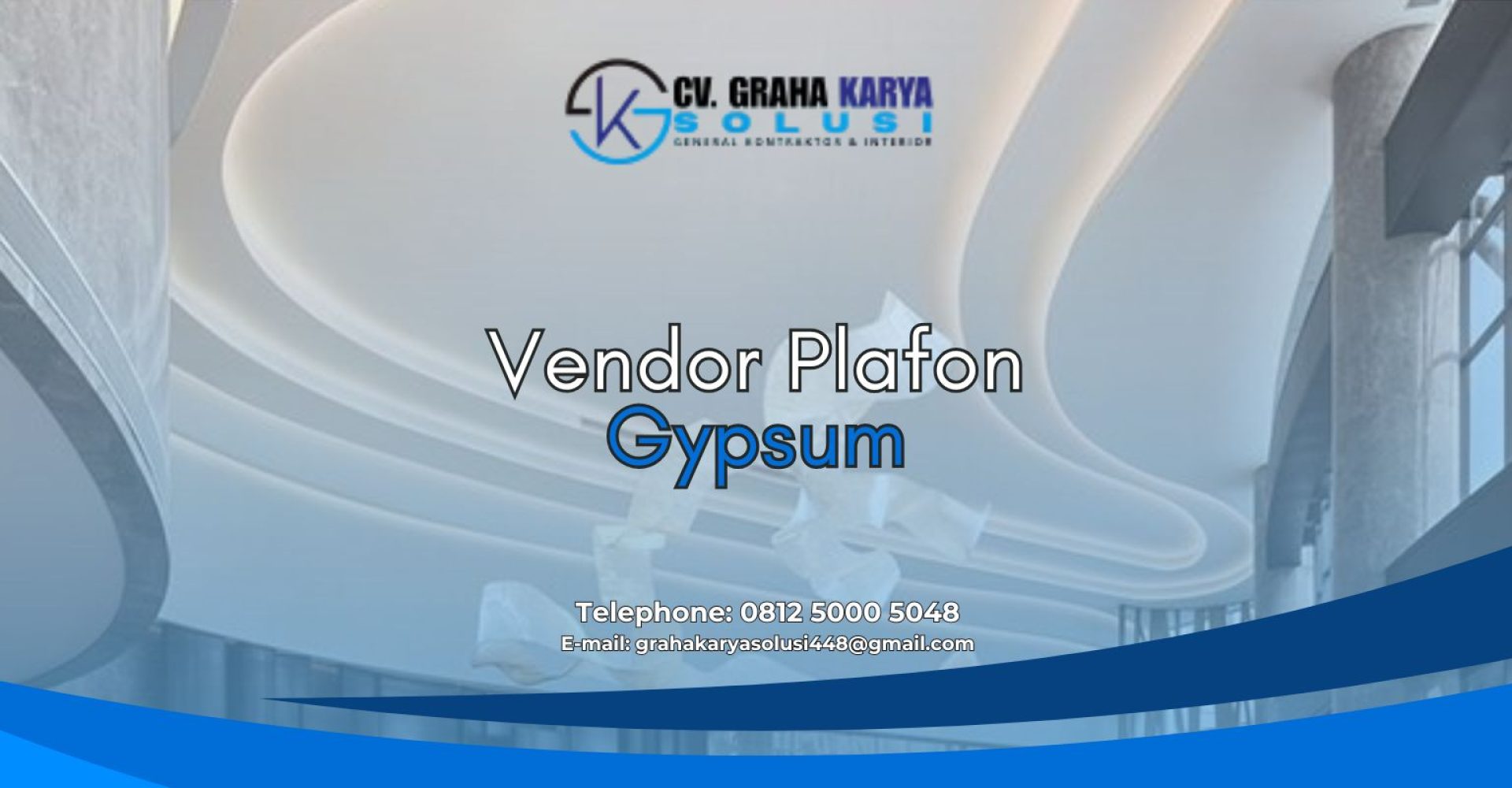 Vendor Plafon Gypsum Terpercaya di Indonesia