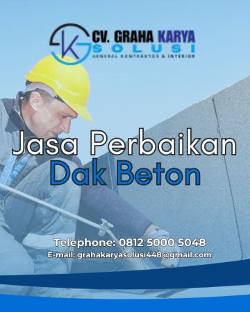 Jasa Perbaikan Dak Beton Anti Bocor Profesional