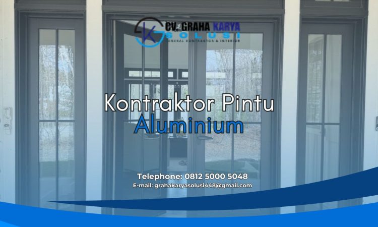 Kontraktor Pintu Aluminium Profesional untuk Hunian Modern