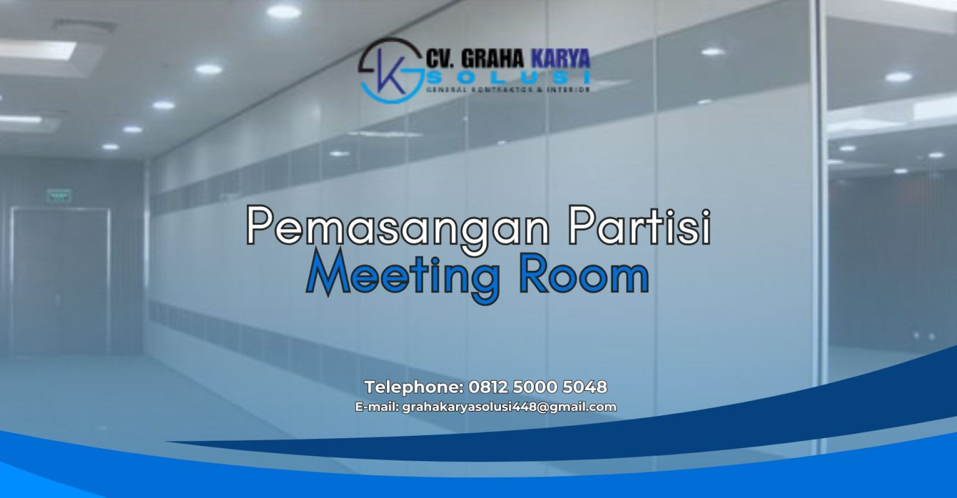 Pemasangan Partisi Meeting Room