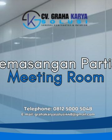 Pemasangan Partisi Meeting Room