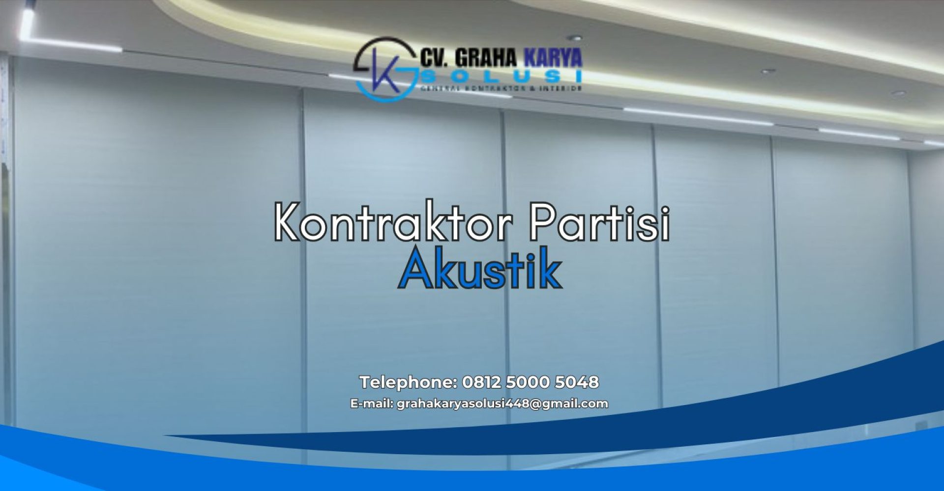 Kontraktor Partisi Akustik, Ruangan Nyaman dan Kedap Suara