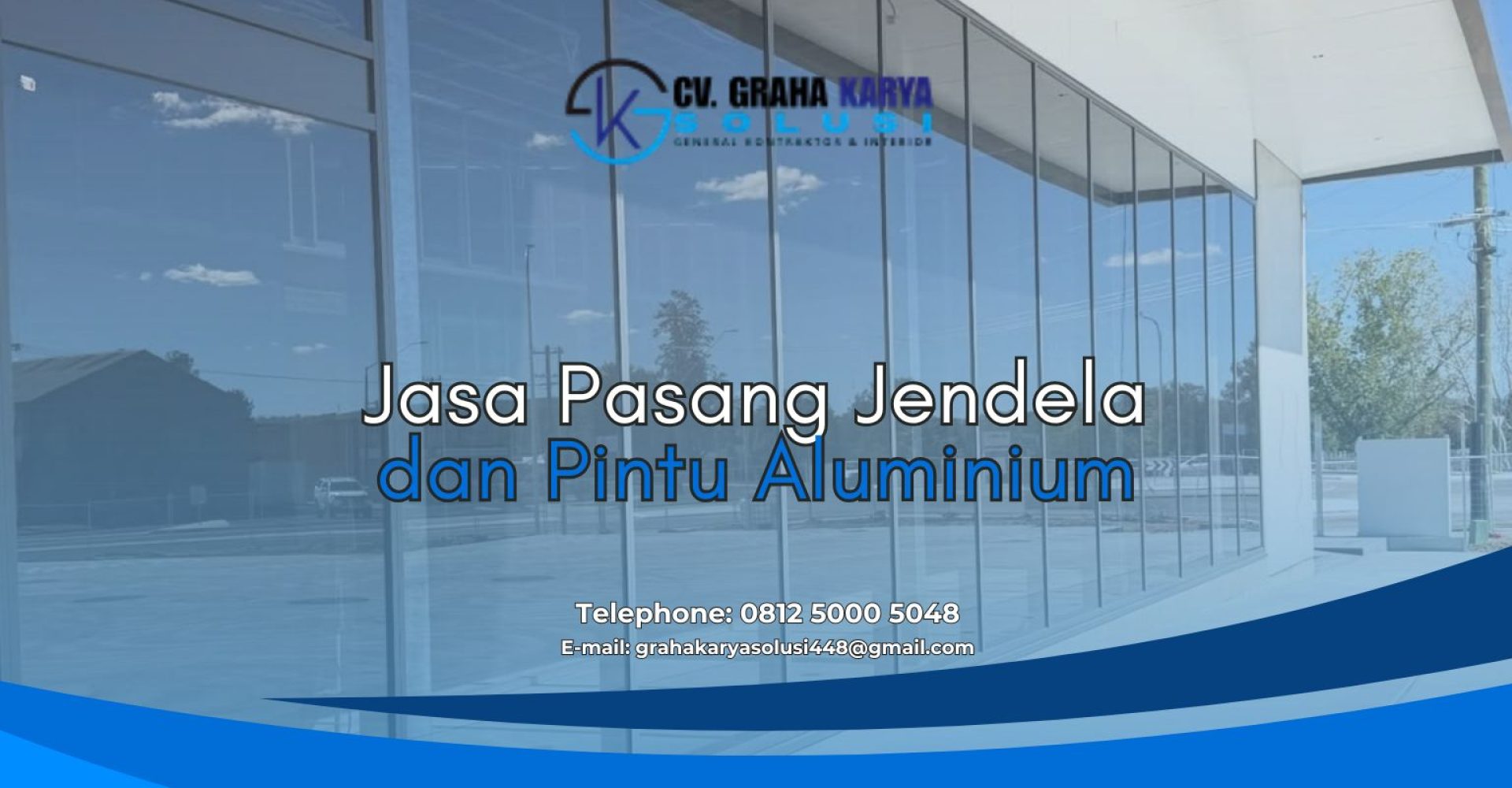Jasa Jendela dan Pintu Kaca Aluminium