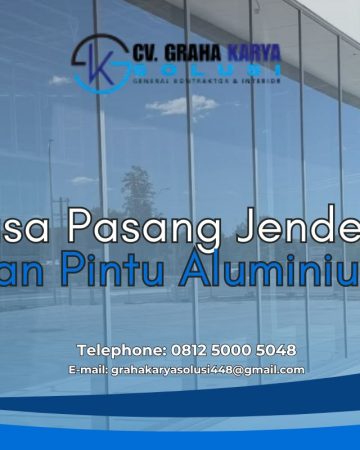 Jasa Jendela dan Pintu Kaca Aluminium