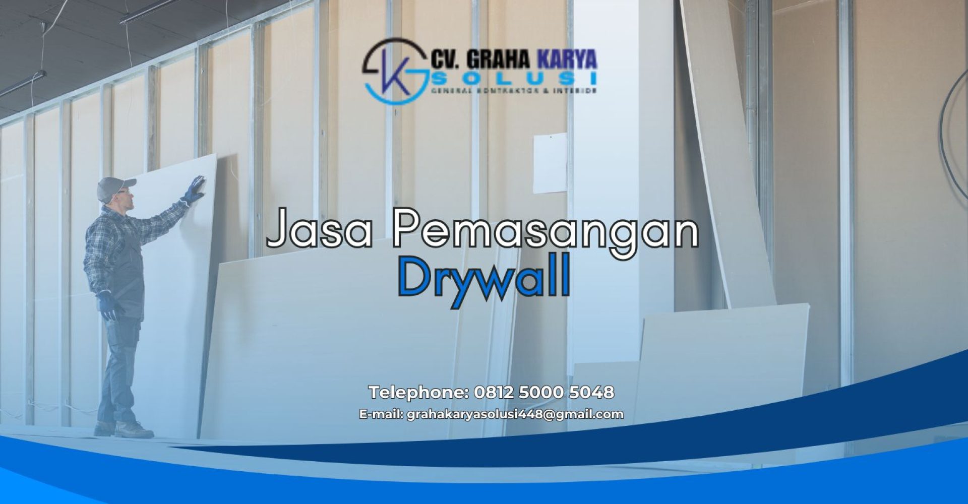 Jasa Pemasangan Drywall Profesional untuk Rumah dan Kantor